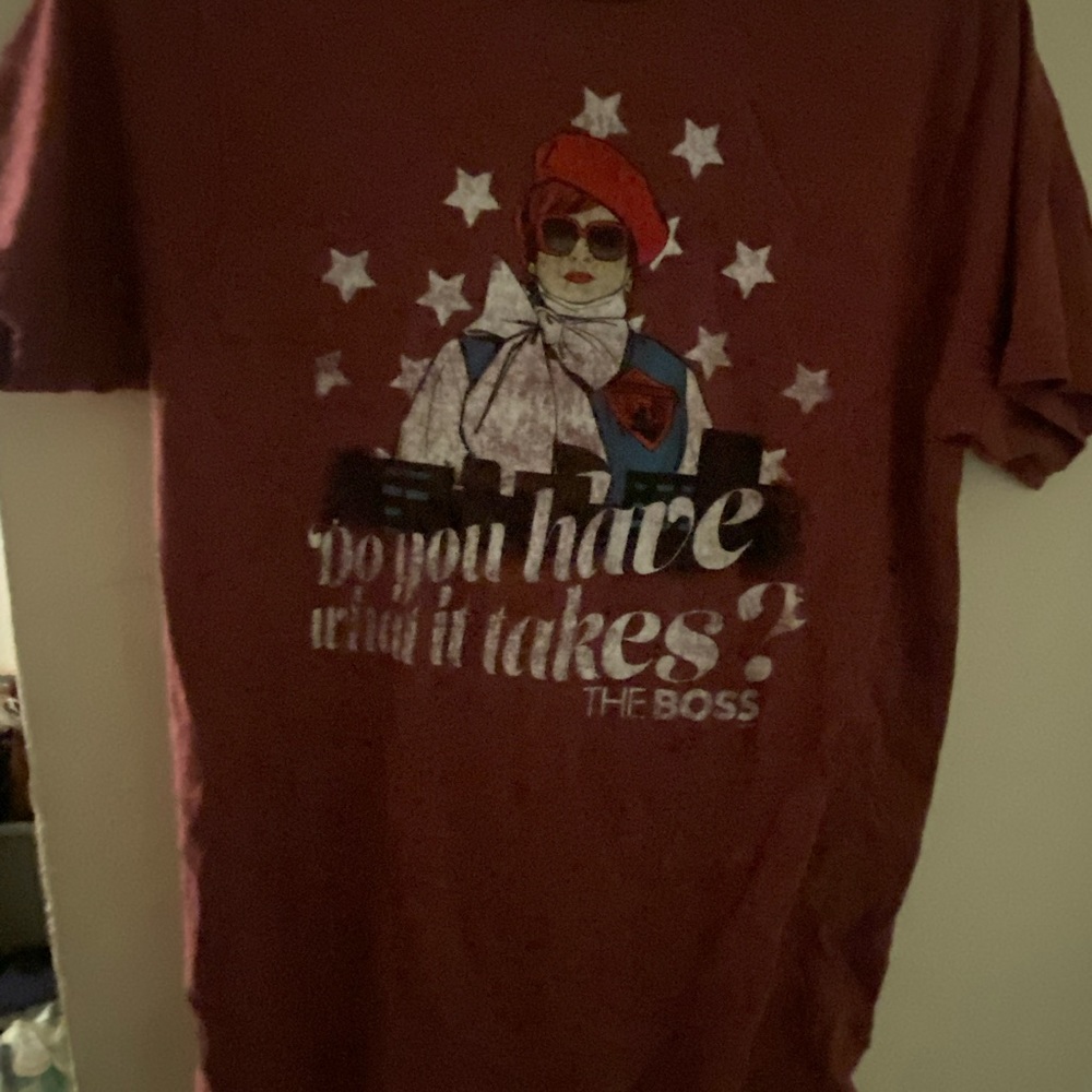 ‘Do you have what it takes?’ The boss shirt